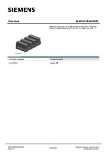 Siemens 6ES7292-2AG40-0XA1 6ES72922AG400XA1 SPS-Klemmenblock