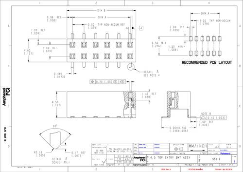 FCI 55510-312TRLF Inhoud: 3000 stuk(s) Tape