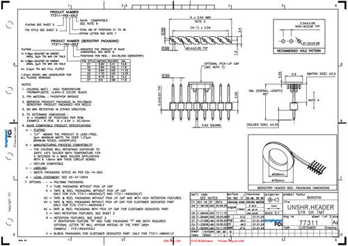 FCI 77311-118-05LF Inhoud: 1 stuk(s) Bag