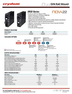 Crydom Halfgeleiderrelais DR2260D30UR 1 stuk(s)