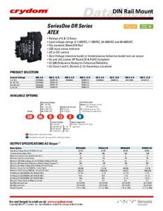 Crydom Halfgeleiderrelais DR48D06X 1 stuk(s)