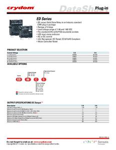 Crydom Halfgeleiderrelais ED06F5 1 stuk(s)