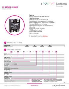 Crydom Halfgeleiderrelais H16WD6050 1 stuk(s)