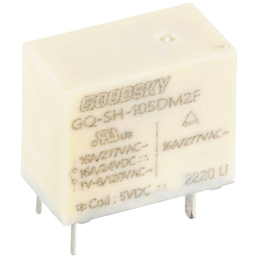 GoodSky GQ-SH-105DM2F Printrelais 5 V/DC 16 A 1x NO 1 stuk(s)