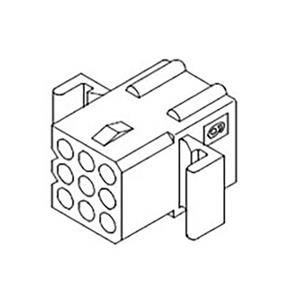 Molex Buchsengehäuse-Kabel Polzahl Gesamt 9 Rastermaß: 3.68mm 50362281 Bag
