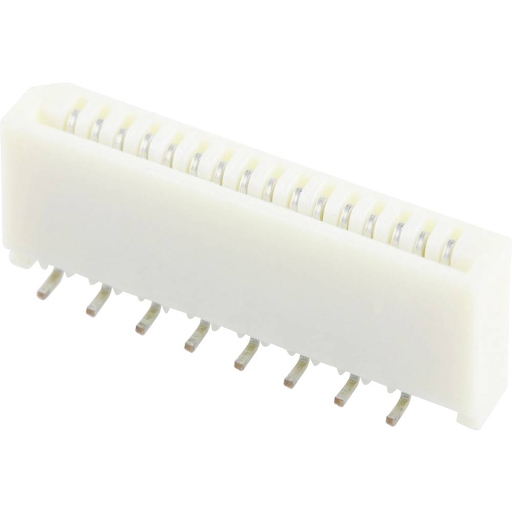 Molex 528081670 Female header (standaard) Totaal aantal polen: 16 Rastermaat: 1 mm Inhoud: 1 stuk(s) Tape on Full reel