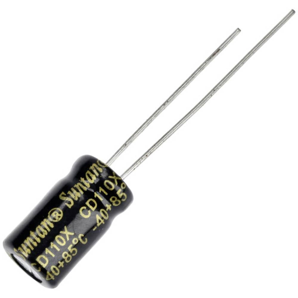 Suntan TS13DE1C221MSB0A0R Elektrolytische condensator 2.5 mm 220 µF 16 V 20 % (l x b) 11 mm x 6.3 mm 1 stuk(s)
