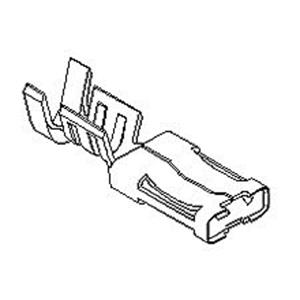 Molex 40021601 SPADE TERM .030X.25 40021601  Inhoud: 2000 stuk(s)