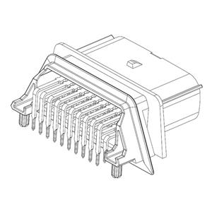 Molex 348302002 MX150 RA Header 348302002  Inhoud: 1 stuk(s)