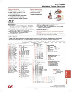 c&kswitches C & K Switches 7101MYW3BE Kippschalter