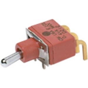 C & K Switches Tuimelschakelaar 20 V/AC, 20 V/DC 0.4 A 1x aan/uit/aan IP57 1 stuk(s) Bulk