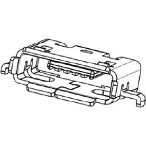 Molex Micro USB Bus 476540001  1 stuk(s)