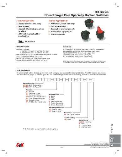 c&kswitches C & K Switches CR102JPAS215QF8