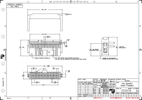 FCI 10125116-214LF Inhoud: 1 stuk(s) Tube
