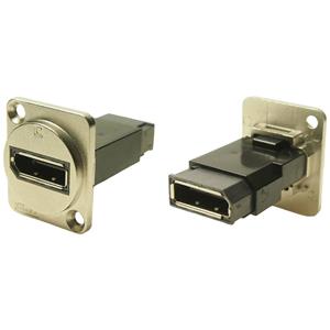 Cliff FT METAL DISPLAYPORT F-F M3 Adapter, Bus, inbouw DisplayPort-bus - DisplayPort-bus CP30233M3  1 stuk(s)