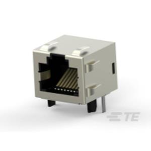 TE Connectivity TE AMP MODULAR JACKS - INVERTED AND LEDS MODULAR JACKS - INVERTED AND LEDS 1-406541-5 1 stuk(s)