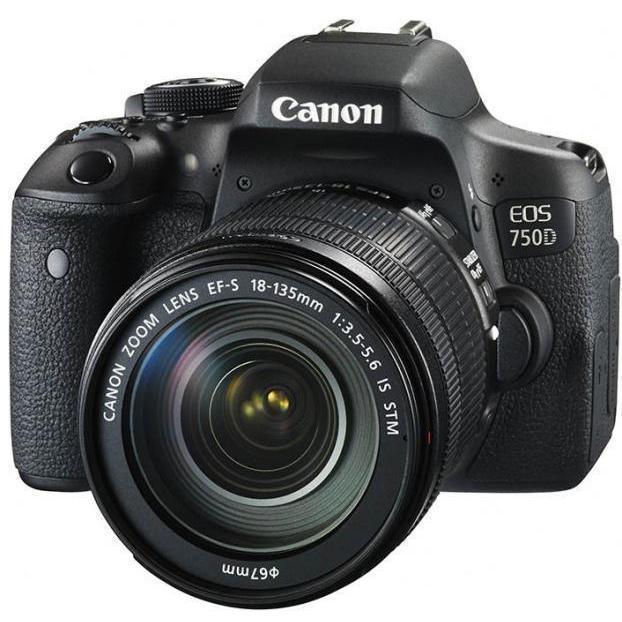 Canon SLR  EOS 750D + Lens  18-135mm f/3.5-5.6