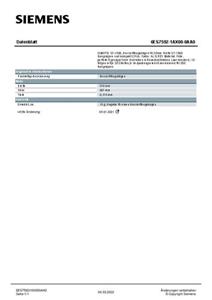 Siemens 6ES7592-1AX00-0AA0 6ES75921AX000AA0 SPS-Beschriftung