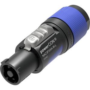 Neutrik NAC3FXXA-W-L Netz-Steckverbinder powerCON Buchse, gerade Gesamtpolzahl: 2 + PE 16A Blau 1St.
