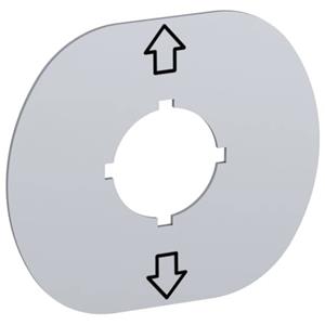 ABB MA6-1240 Unterlegschild (B x H) 67mm x 1mm Schwarz 1St.