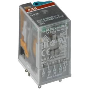 ABB CR-M024DC2 Interfacerelais Schaltstrom (max.): 12A 2 Wechsler 10St.