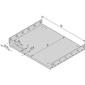 Schroff 34563009 Montageplatte