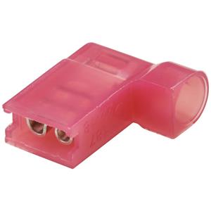 trucomponents TRU COMPONENTS TC-11599316 Platte stekker (female) Insteekbreedte: 4.8 mm Insteekdikte: 0.8 mm 90 ° Volledig geïsoleerd Rood 1 stuk(s)