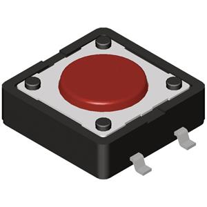 DTSM-62S-V-T/R Toetsschakelaar 12 V/DC 50 mA 1x uit/aan Moment (l x b x h) 9 x 6.20 x 5 mm 1 stuk(s)