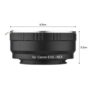 Andoer EOSNEX cameralensadapterring met Infinity Focus-vervanging voor Canon EOS-lens naar Sony