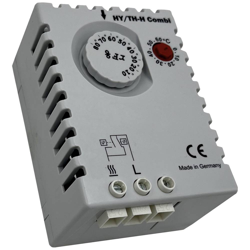Rose LM Schaltschrank-Hygrostat-Thermostat-Kombination HY/TH Combi 230 V/AC 1 Schließer, 1 Öffner