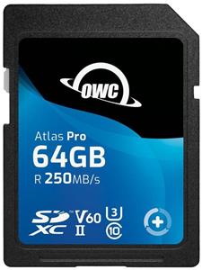 OWC Atlas Pro SDXC UHS-II V60 Media Card 64GB