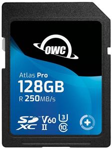 OWC Atlas Pro SDXC UHS-II V60 Media Card 128GB