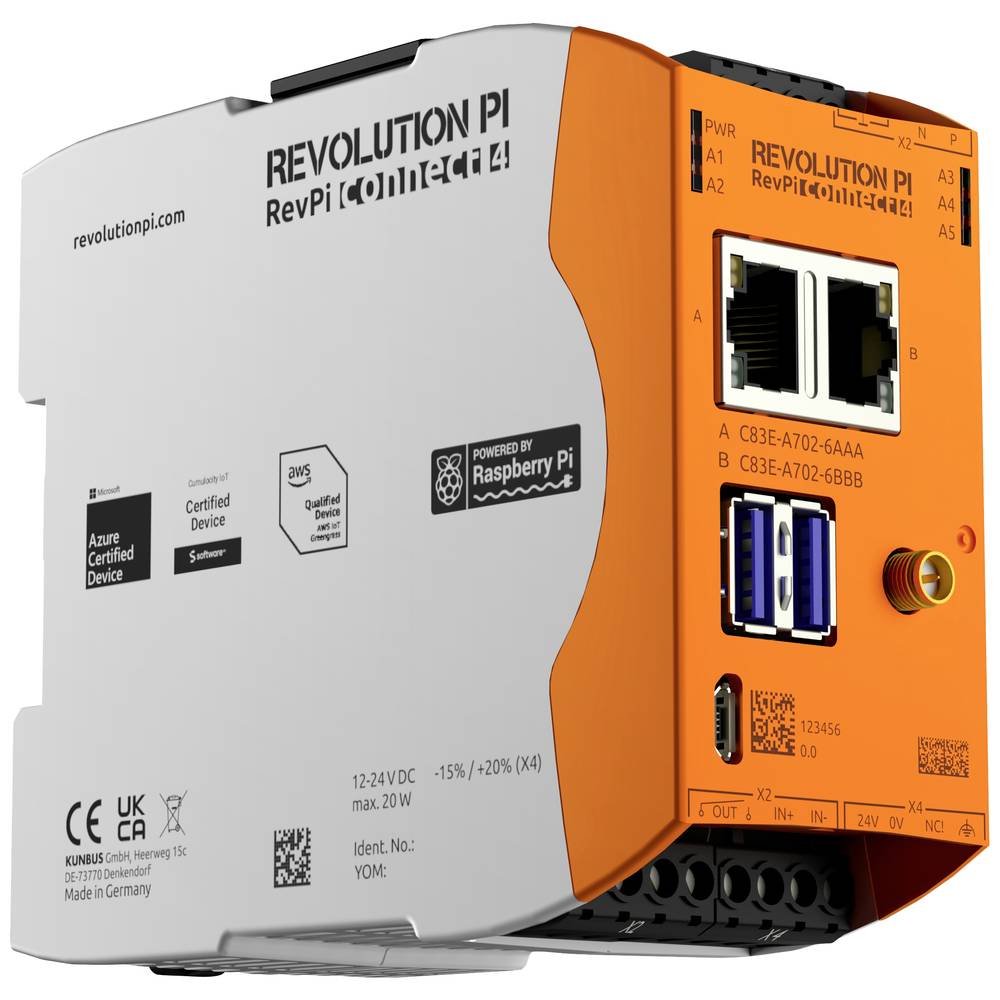 RevolutionPi Connect 4 PR100377 PLC-uitbreidingsmodule