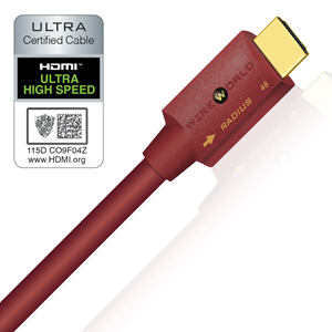 Wireworld Radius 48 high-performance 8K HDMI-kabel (2 meter)