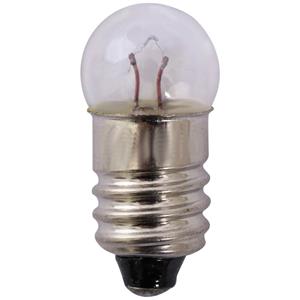 Quadrios 23O184 Kugellampe, Fahrradlampe 1.5V 0.45W Sockel E10 Weiß