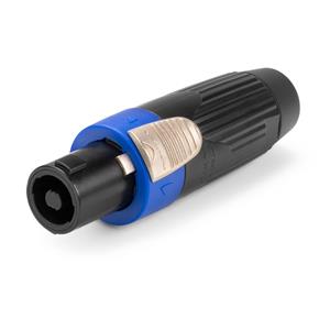 NEUTRIK  4-polige Speakon Vrouwelijke Kabelconnector - zwart metaal -