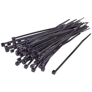 trucomponents TRU COMPONENTS TC-BT-260-2.5-UVB Kabelbinder 260mm 2.5mm Schwarz UV-stabilisiert 100St.