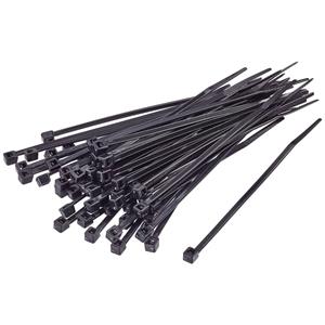 TRU COMPONENTS TC-11748656 TC-BT-380-12.4-UVB Kabelbinder 380 mm 12.4 mm Zwart Chemische bestandigheid, UV-stabiel 100 stuk(s)