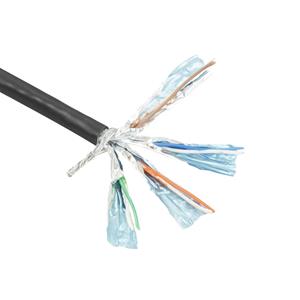 ACT FP659B CAT6 S/FTP PVC Patchkabel Soepel Zwart - 305 meter