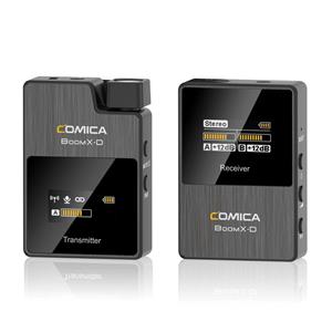 COMICA BoomX-D D1 draadloze microfoon-set met 1 zender en ontvanger voor camera en smartphone