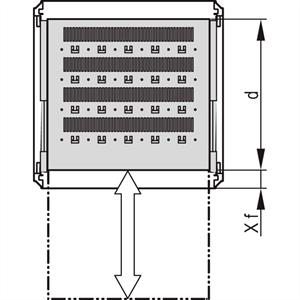 Schroff 22130373 Gestellfachboden (B x T) 800mm x 477mm 1St.