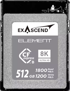 Exascend Element Cfexpress (Type B) 512GB