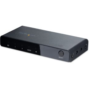 Startech .com 2-Port 8K HDMI Switch, HDMI 2.1 Switcher 4K 120Hz HDR10+, 8K 60Hz UHD, HDMI Videoschake