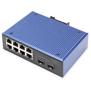 Digitus DN-651147 Industrial Ethernet Switch 8 + 2 poorten 10 / 100 / 1000 MBit/s