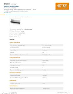 teconnectivity TE Connectivity Buchsengehäuse-Platine 3-826658-6 Carton