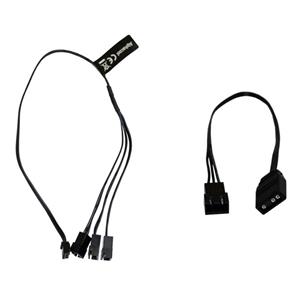 Alphacool Aansluitkabel PC-ventilator Zwart 