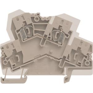 Weidmüller Dubbeldeksdoorgangsklem  ZDK 4-2/2AN 1119700000 Beige 100 stuk(s)