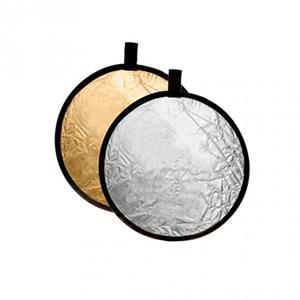 CARUBA Reflectiescherm 2-in-1 Goud & Zilver - 60cm