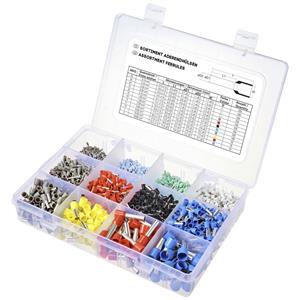 TRU COMPONENTS TC-11991828 Assortiment adereindhulzen 0.14 mm², 0.25 mm², 0.34 mm², 0.5 mm², 0.75 mm², 1 mm², 1.5 mm², 2.5 mm², 4 mm², 6 mm², 10. mm&s