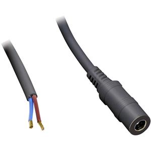 BKL Electronic Laagspannings-aansluitkabel Laagspanningsbus - Open kabeleinde 5.50 mm 2.50 mm 0.50 m 1 stuk(s)